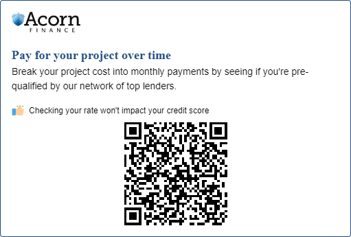 Acorn Financing, Precision Roof Crafter Financing | Precision Roof Crafters | Top Roofing Company